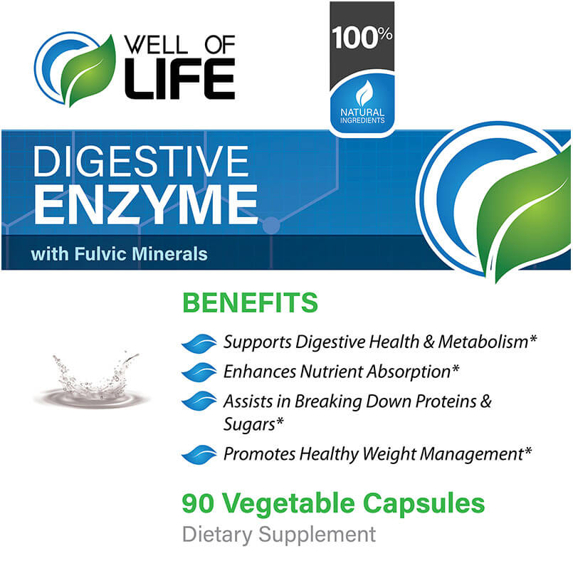LABEL Digestive Enzyme with Fulvic Minerals