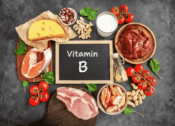 Thiamine (B1) and Riboflavin (B2) are a type of Vitamin B Complex that are found in food sources. 